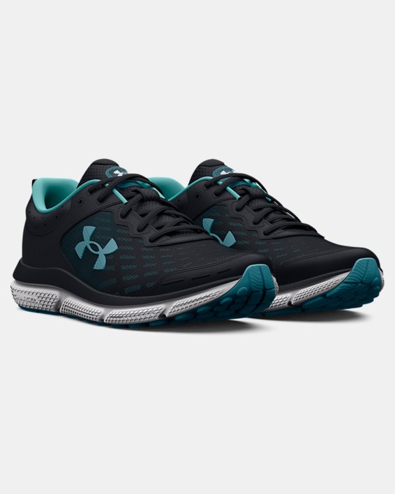 Women's UA Charged Assert 10 Running Shoes, Black, pdpMainDesktop image number 3